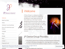 Tablet Screenshot of jpdancegroup.org